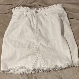 SO White Denim Skirt